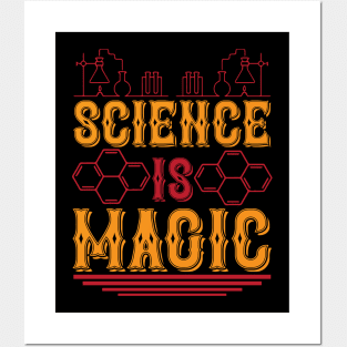 Science Is Magic T Shirt For Women Men Posters and Art
